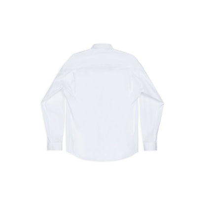MEN'S COCOON SHIRT IN WHITE