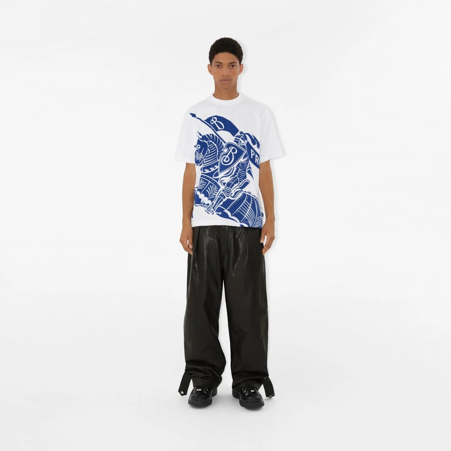 Blue Knight Print T Shirt