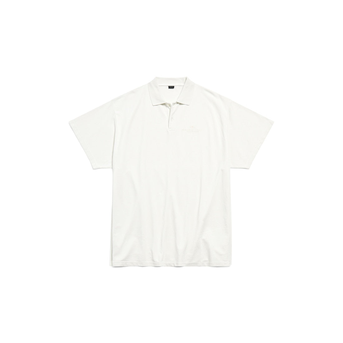 MEN'S INTERTWINED POLO IN WHITE