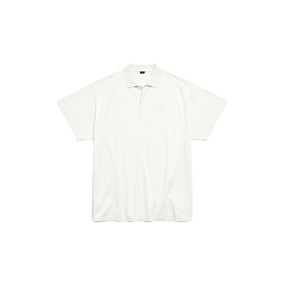 MEN'S INTERTWINED POLO IN WHITE