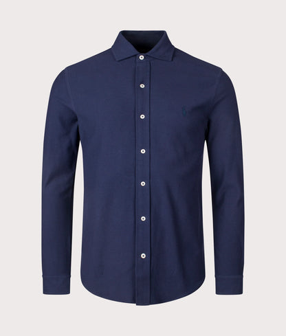Honeycomb-Knit Shirt
