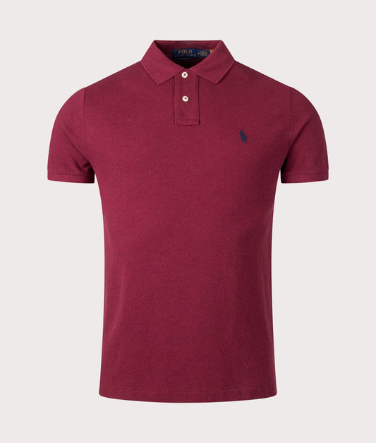 Custom Slim Fit Mesh Polo Shirt