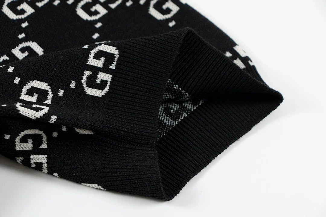250408 New high-quality jacquard fabric knitted POLO shirt