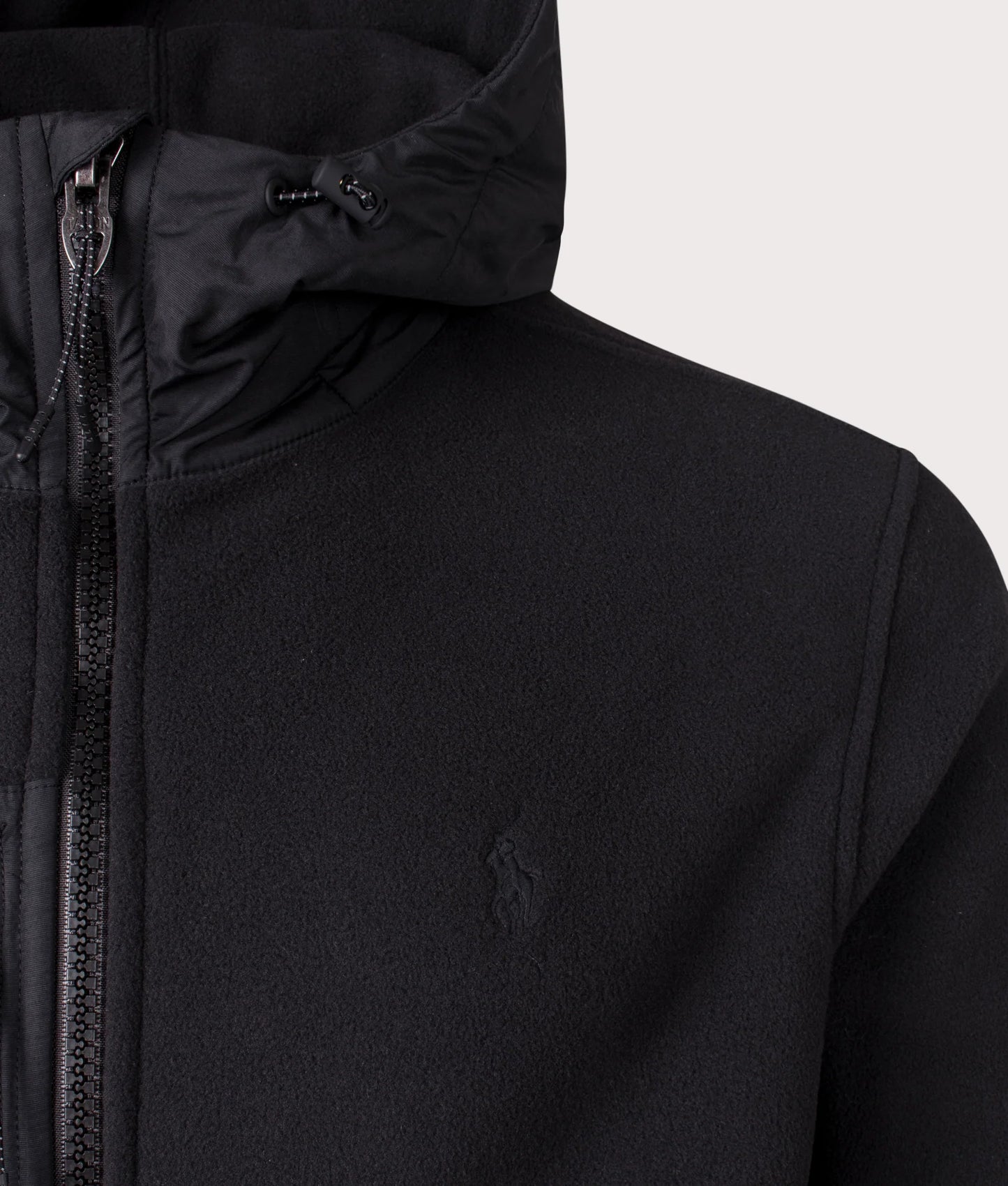 Brushed Fleece Hybrid Hoodie