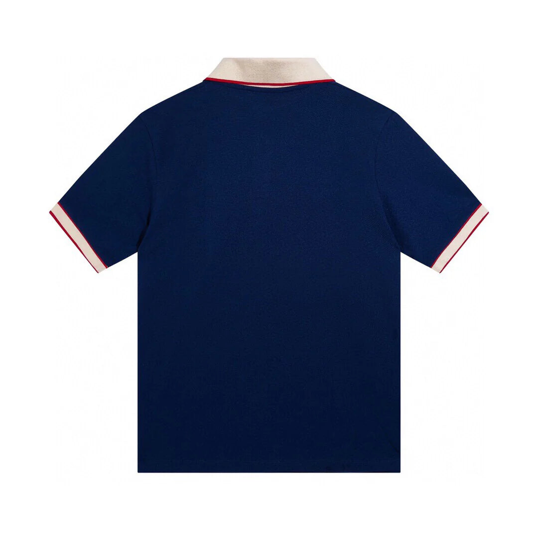 250313 New high quality preppy color polo lapel