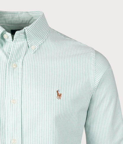 Custom Fit Striped Oxford Shirt