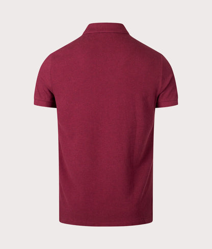 Custom Slim Fit Mesh Polo Shirt