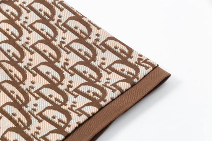 250604 The new high-quality full-body jacquard letter POLO
