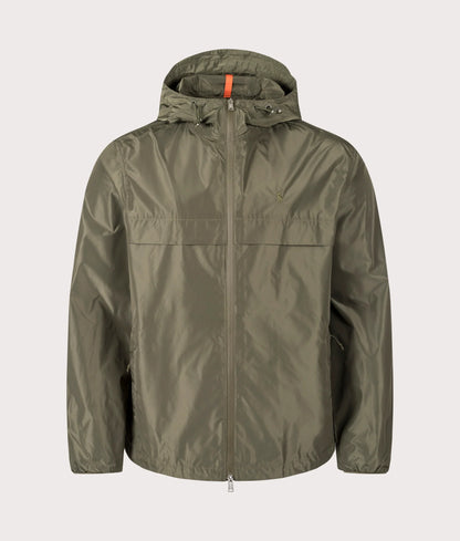 Zip Through Hooded Windbreaker Jacket