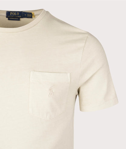 Custom Slim Mineral-Dyed Pocket T-Shirt