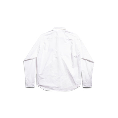 MEN'S LOOP SPORTS ICON LARGE FIT SHIRT IN WHITE