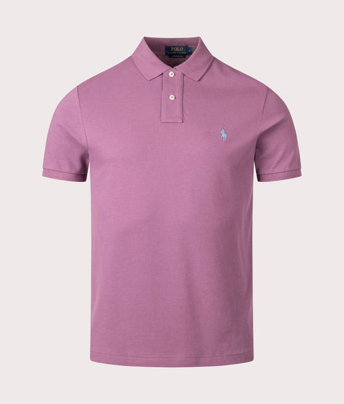 Custom Slim Fit Mesh Polo Shirt