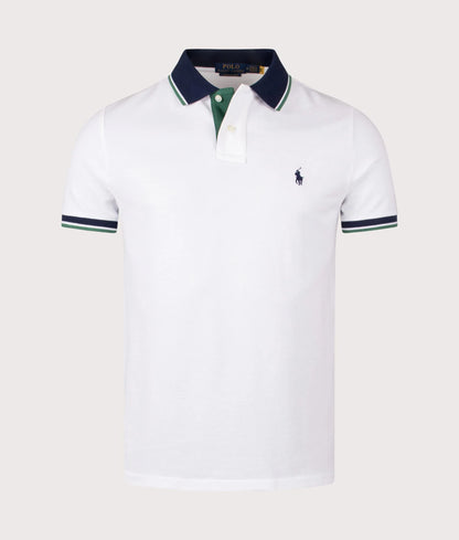 Custom Slim Fit Mesh Polo Shirt