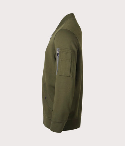 Double-Knit Bomber Jacket