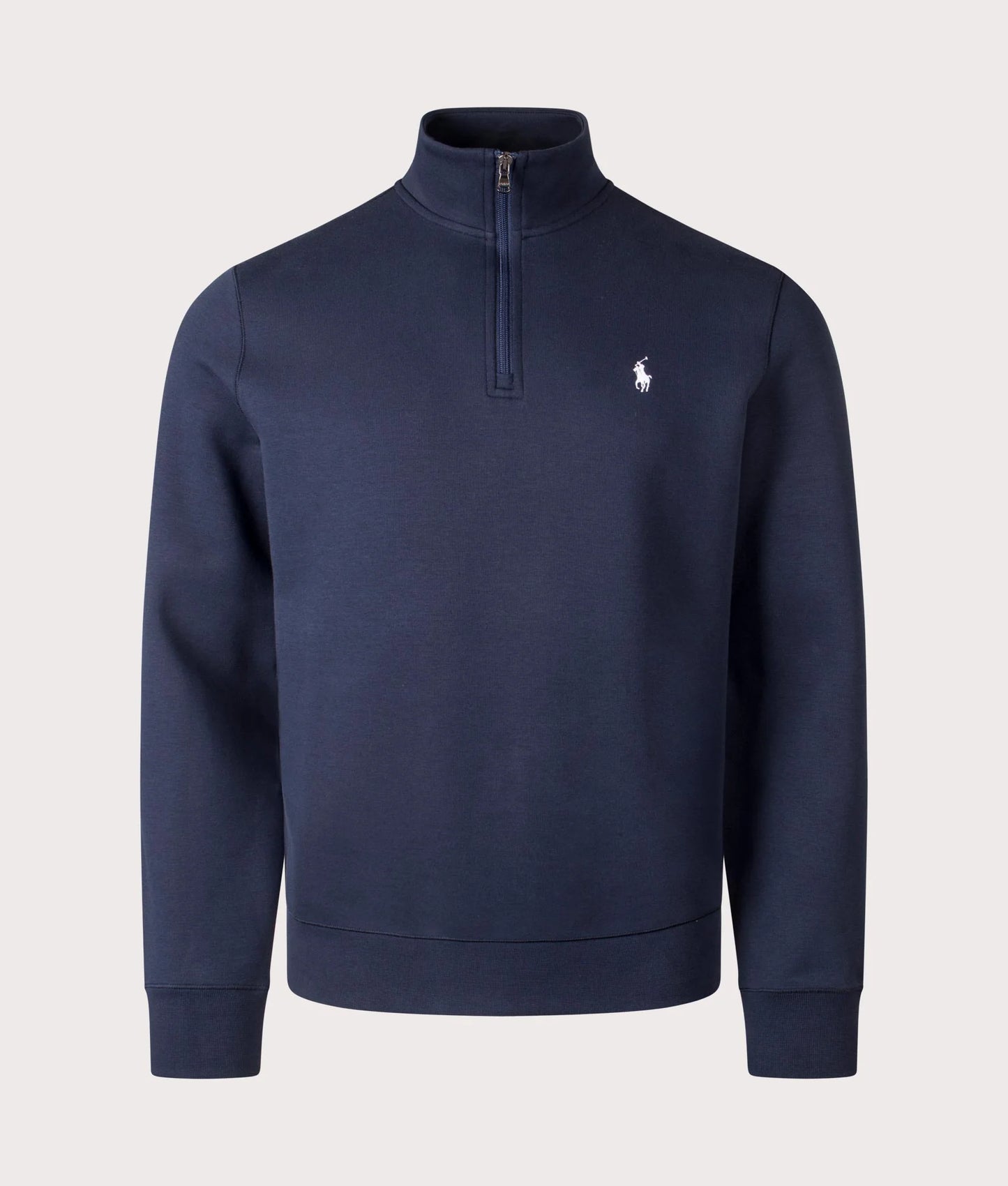Double-Knit Quarter Zip Sweatshirt