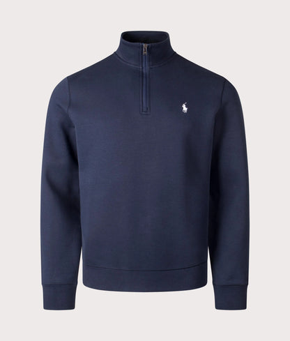 Double-Knit Quarter Zip Sweatshirt