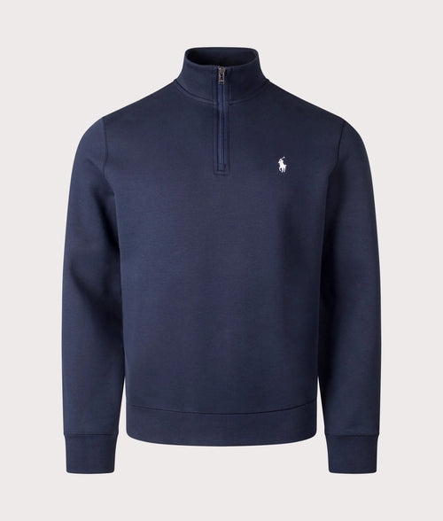 Double-Knit Quarter Zip Sweatshirt