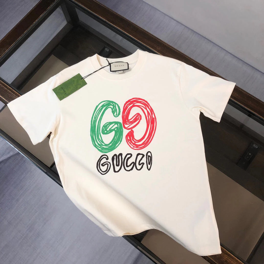 Red Green Print T Shirt