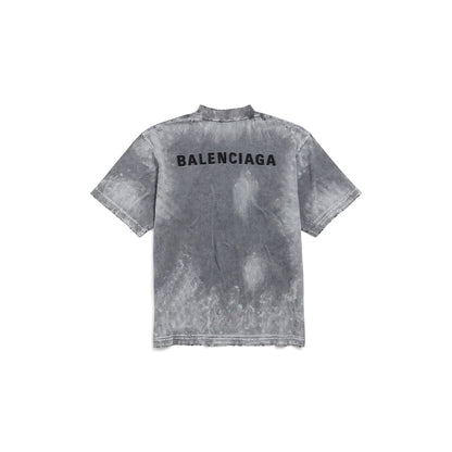 MEN'S BALENCIAGA BACK T-SHIRT MEDIUM FIT IN GREY