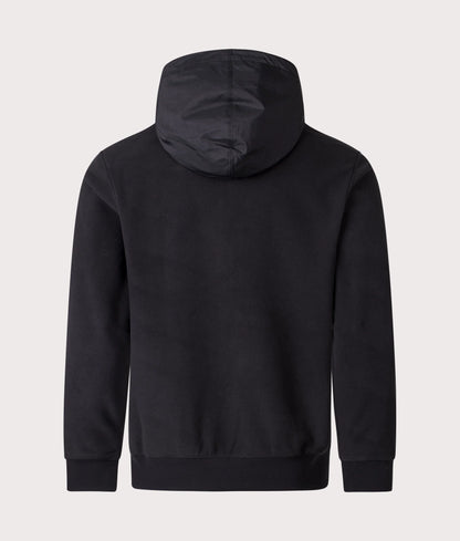 Brushed Fleece Hybrid Hoodie