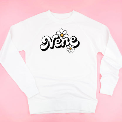DAISY - NENE - w/ Full Daisy on Back - Lightweight Pullover Sweater