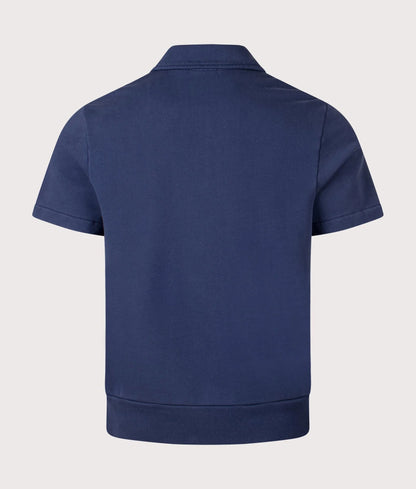 Loopback Fleece Sweat Polo Shirt