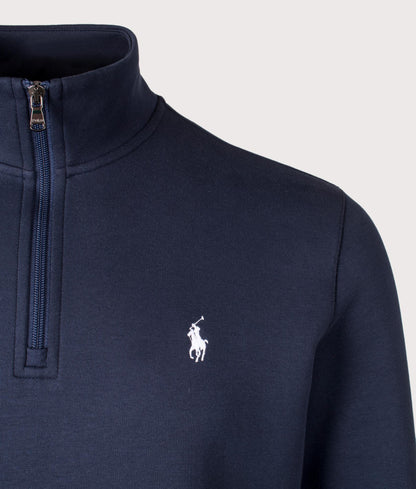 Double-Knit Quarter Zip Sweatshirt