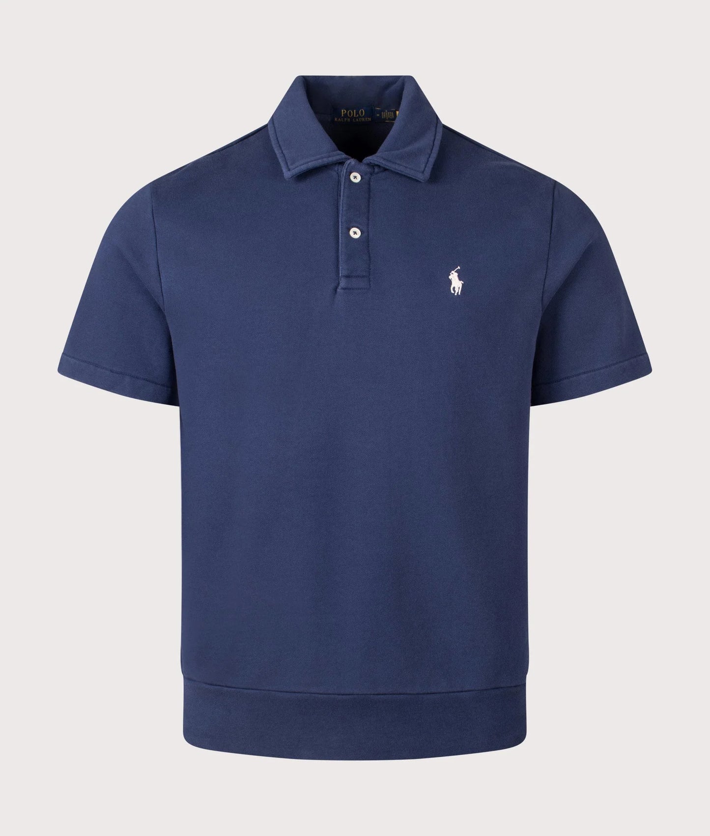 Loopback Fleece Sweat Polo Shirt