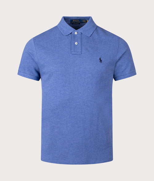 Custom Slim Fit Mesh Polo Shirt
