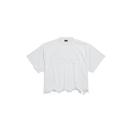 WOMEN'S CROPPED T-SHIRT IN WHITE
