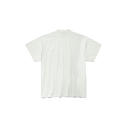 MEN'S AGAICNELAB T-SHIRT OVERSIZED FIT IN WHITE