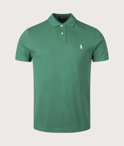 Custom Slim Fit Mesh Polo Shirt