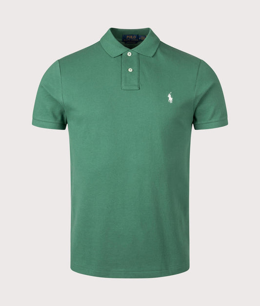 Custom Slim Fit Mesh Polo Shirt
