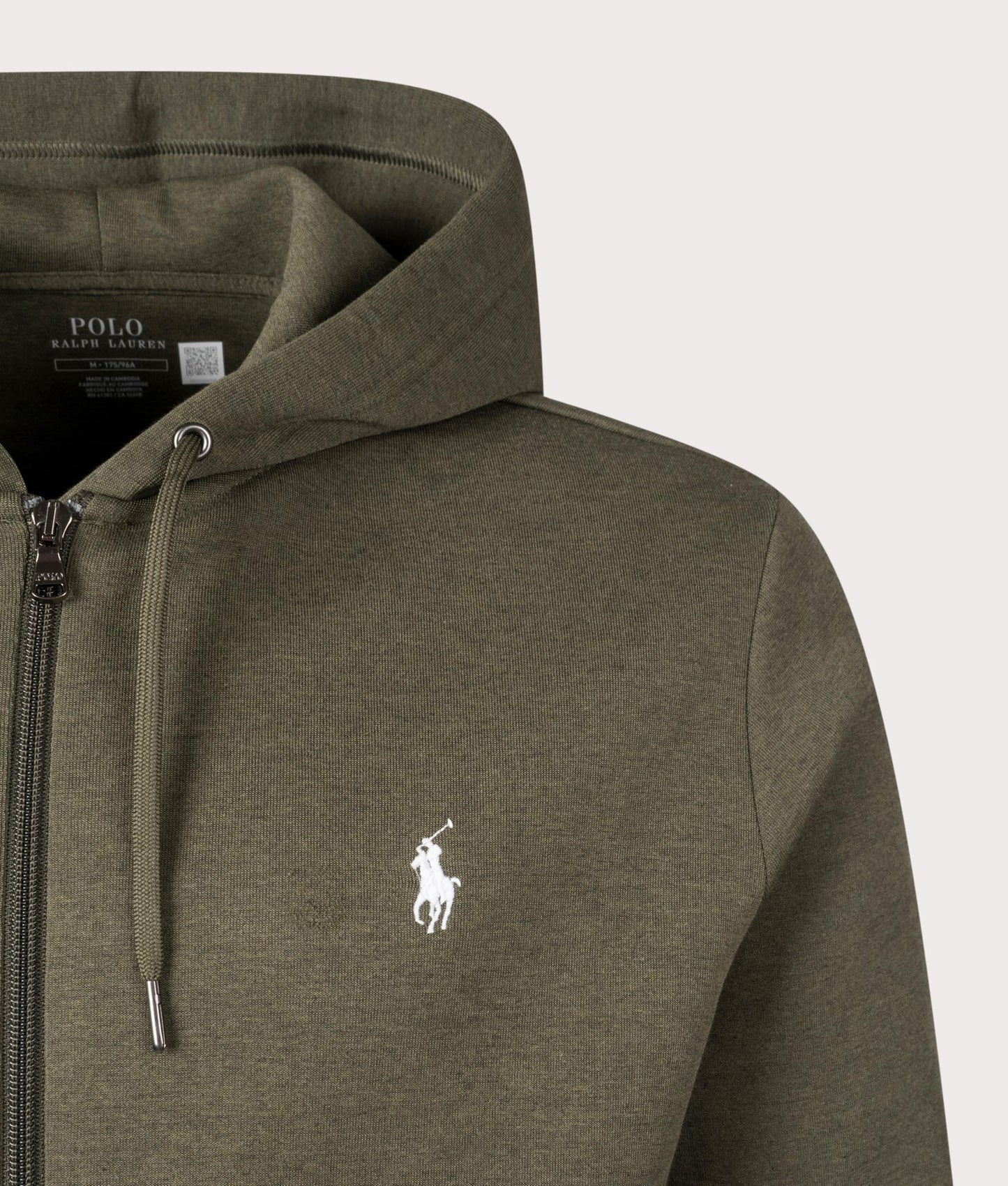 Zip Through Double Knit Hoodie