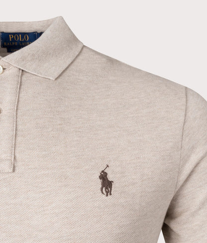 Custom Slim Fit Mesh Polo Shirt