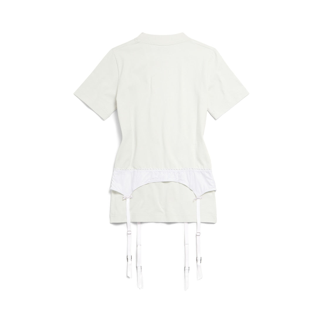 WOMEN'S LINGERIE T-SHIRT IN DIRTY WHITE