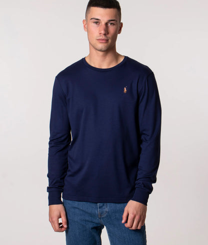 Custom Slim Fit Interlock Long Sleeve T-Shirt