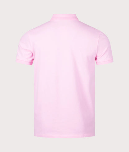 Custom Slim Fit Mesh Polo Shirt