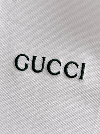 260511 New high-quality embroidered neckline jacquard patchwork design Polo shirt