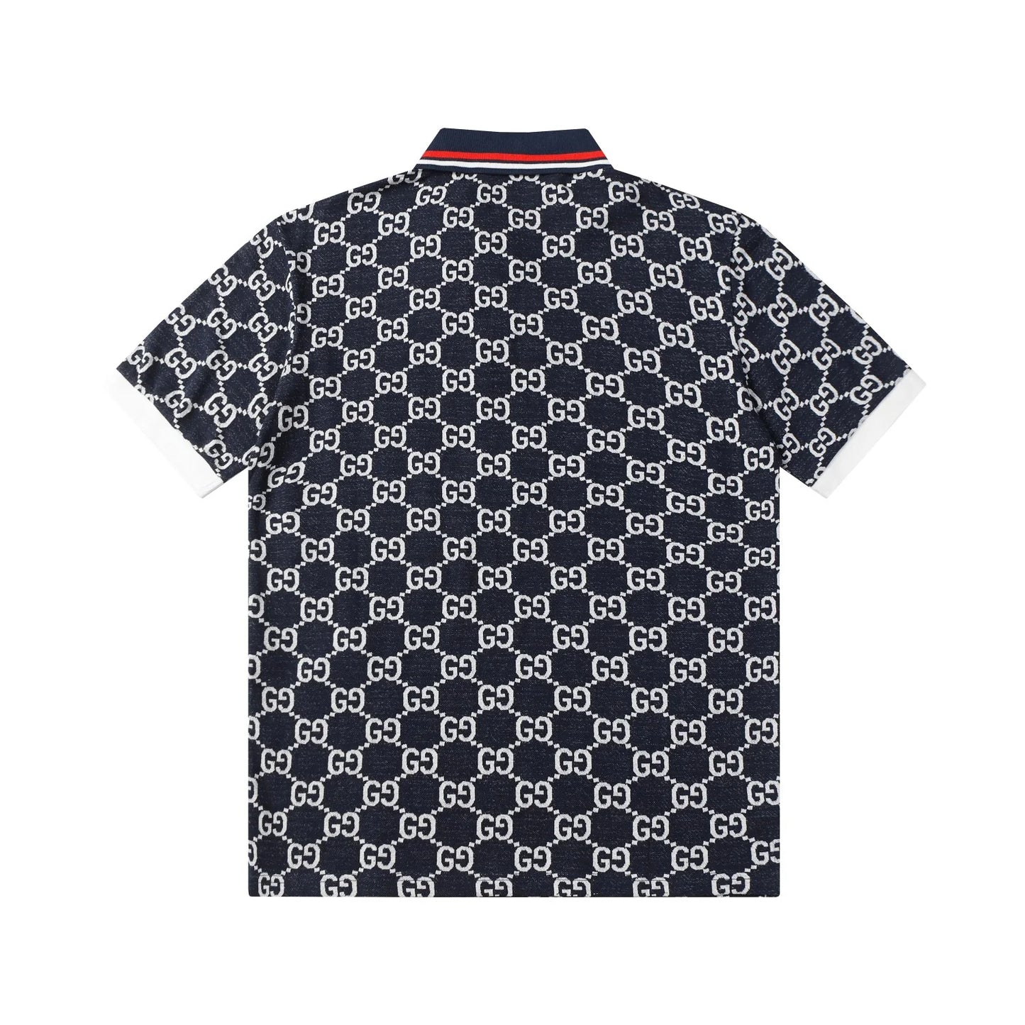 260421 New high-quality knitted jacquard lettered Polo shirt