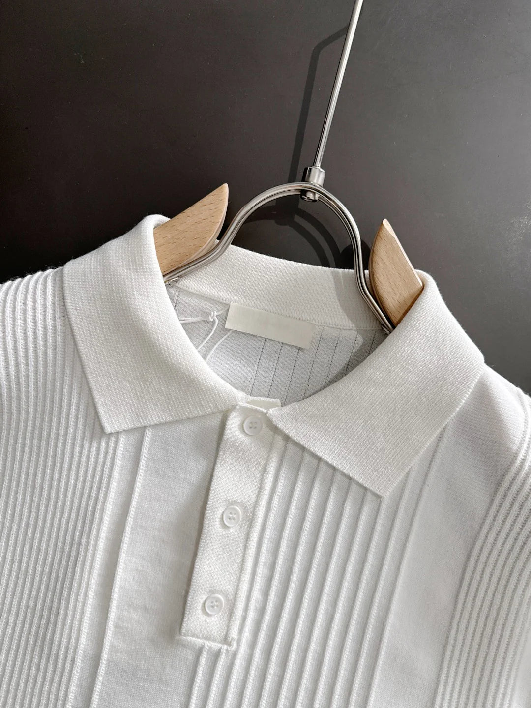 260511 New high-quality combed cotton yarn knitted polo shirt