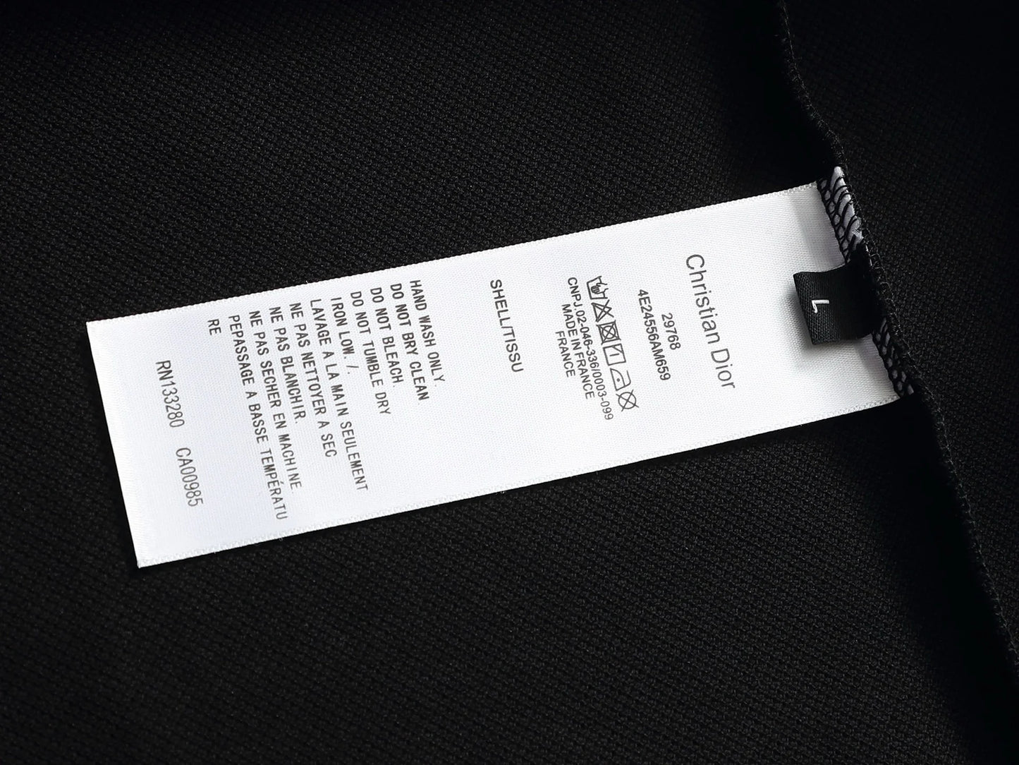 260113 New high-quality letter-stitched multi-color patch-neck Polo