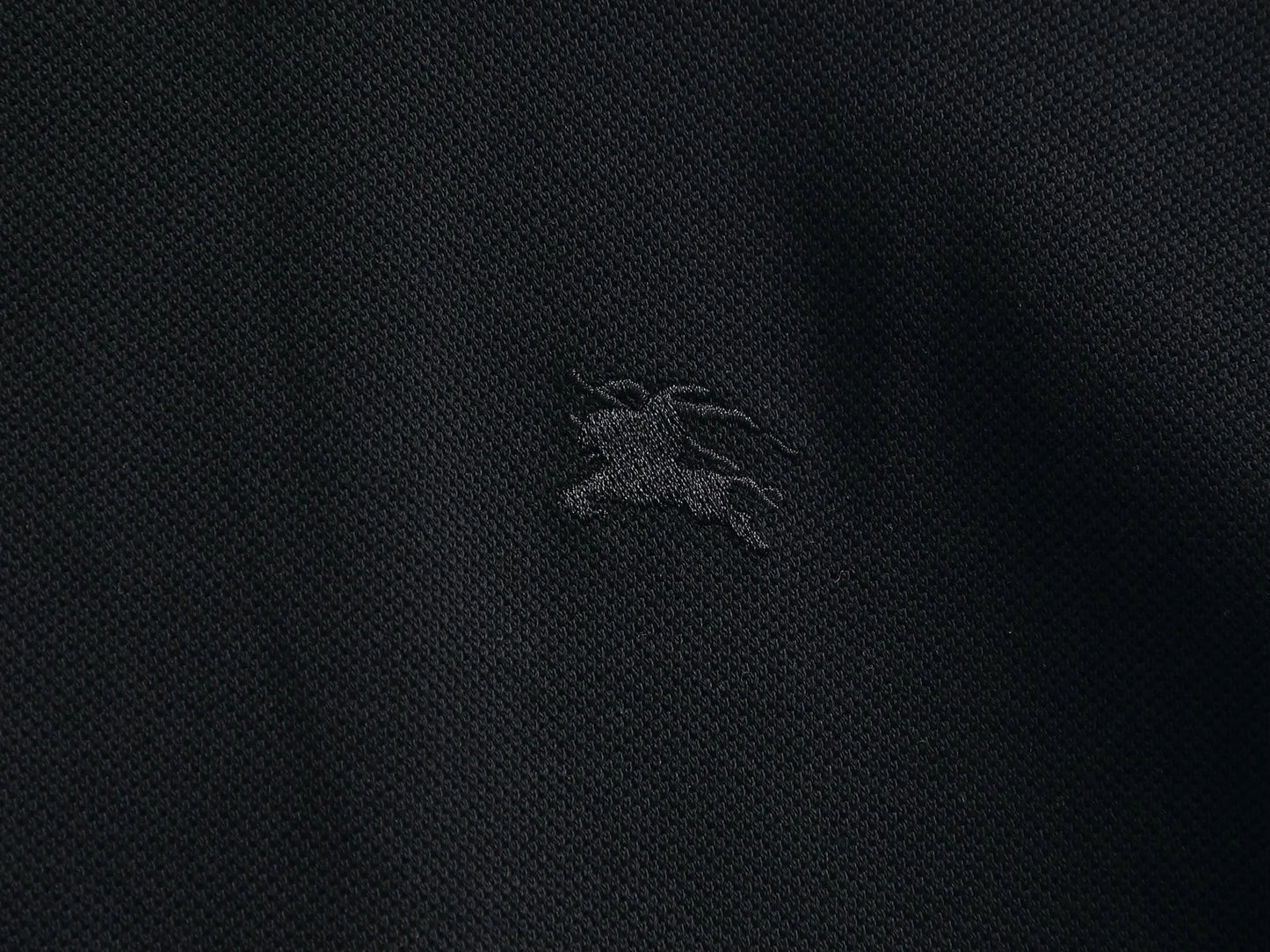 260415 New high-quality checked patchwork knit collar polo shirt