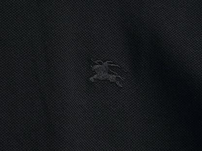 260415 New high-quality checked patchwork knit collar polo shirt